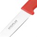 Cuchillo pelador Hygiplas 7,5cm rojo
