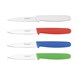 Cuchillo pelador Hygiplas 7,5cm rojo