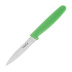 Cuchillo pelador Hygiplas 7,5cm verde