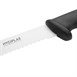Cuchillo rebanador con hoja dentada Hygiplas 30,5cm negro