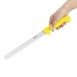 Cuchillo rebanador con hoja dentada Hygiplas 25,5cm amarillo