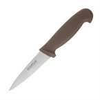 Cuchillo pelador Hygiplas 9cm marrón