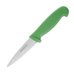 Cuchillo pelador Hygiplas 9cm verde