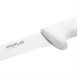 Cuchillo rebanador con hoja dentada Hygiplas 25,5cm blanco