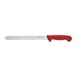 Cuchillo rebanador con hoja dentada Hygiplas 25,5cm rojo