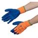 Par de guantes congelador