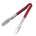 Pinzas de servir Vogue mango rojo