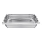 Recipiente con asas Gastronorm acero inoxidable tamaño completo 100mm Vogue