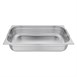 Recipiente con asas Gastronorm acero inoxidable tamaño completo 100mm Vogue