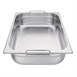 Recipiente con asas Gastronorm acero inoxidable tamaño completo 100mm Vogue