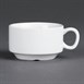 Taza espresso apilable blanca Olympia