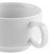Taza espresso apilable blanca Olympia