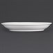 Plato de taza espresso apilable blanco Olympia