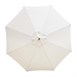 Sombrilla redonda Bolero diámetro 2,5m crema