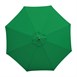 Sombrilla redonda Bolero diámetro 3m verde