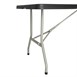 Mesa multiusos plegable al centro Bolero 183cm negra