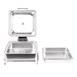 Chafing dish eléctrico cuadrado Olympia