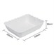 Ensaladera de melamina Kristallon 4,25L blanca