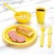 Platos policarbonato Kristallon 230mm amarillos