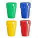 Vasos bajos policarbonato Kristallon 260ml amarillos