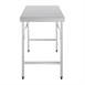 Mesa plegable acero inox Vogue 1200mm