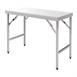 Mesa plegable acero inox Vogue 1200mm