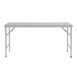 Mesas plegables acero inox Vogue