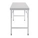 Mesas plegables acero inox Vogue
