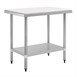 Mesa de acero inox con tabla de corte Vogue 900mm