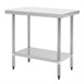 Mesa de acero inox con tabla de corte Vogue 900mm