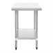 Mesa de acero inox con tabla de corte Vogue 900mm