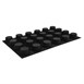 Molde de pastelería antiadherente de silicona 24 muffins Pavoflex
