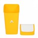 Cubo con tapa giratoria SYR amarillo