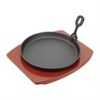 Parrilla de mesa de hierro fundido 220mm Olympia