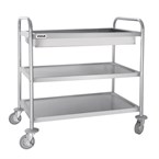 Carrito Vogue para cubertería con tres niveles