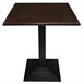 Base de mesa cuadrada a distintos niveles Bolero hiero fundido