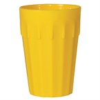 Vasos bajos policarbonato Kristallon 142ml amarillos