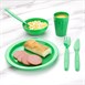 Vasos bajos policarbonato Kristallon 142ml verdes