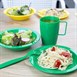 Tazas de policarbonato Kristallon verdes de 284ml