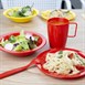 Tazas de policarbonato Kristallon rojas de 284ml