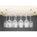 Soporte cromado para copas Olympia 610mm