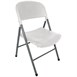 Sillas multiusos plegables Bolero blanquecina