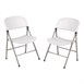 Sillas multiusos plegables Bolero blanquecina
