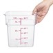 Contenedor de almacenamiento cuadrado de policarbonato 3,5L Vogue
