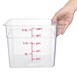 Contenedor de almacenamiento cuadrado de policarbonato 5,5L Vogue