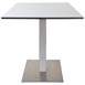 Base de mesa cuadrada Bolero acero inoxidable 43cm