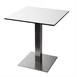 Base de mesa cuadrada Bolero acero inoxidable 43cm