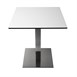 Base de mesa cuadrada Bolero acero inoxidable 43cm
