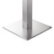 Base de mesa cuadrada Bolero acero inoxidable 43cm