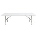 Mesa plegable al centro Bolero blanca 243cm